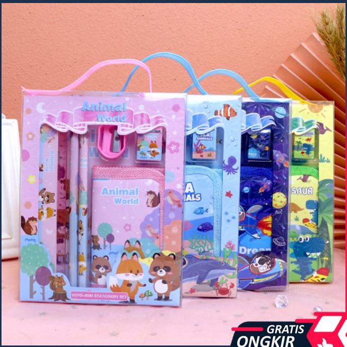 

Diskon Terupdate Gratis Ongkir S5926 Stationery Set Alat Tulis Set 6 in 1 Hadiah Souvenir Paket Alat Tulis Dompet Anak Alat Tulis Set Karakter