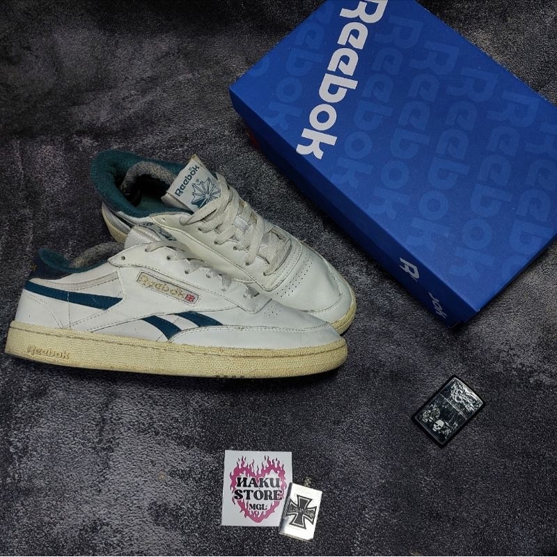 REEBOK C CLUB 85 REVENGE STRIPE TOSCA