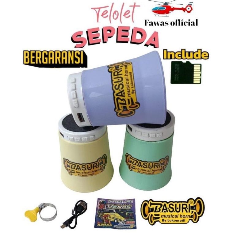 Ready Terheboh Telolet Basuri sepeda bel Basuri sepeda klakson basuri sepeda listrik mainan anak