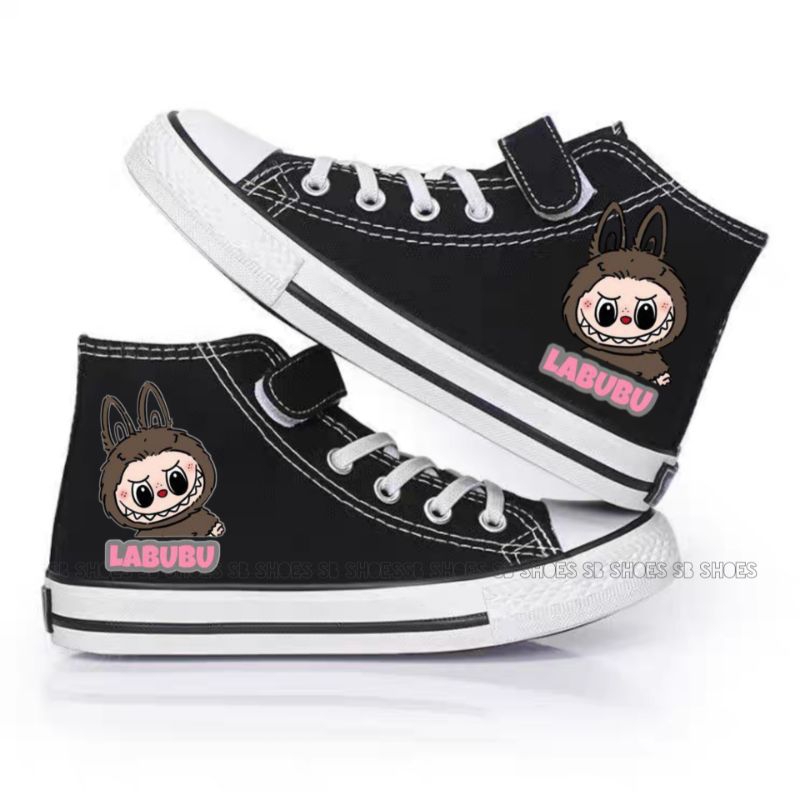 sepatu boot bot boots tinggi perempuan cewek warna hitam anak usia umur 3 4 5 6 7 8 9 10 tahun / sep