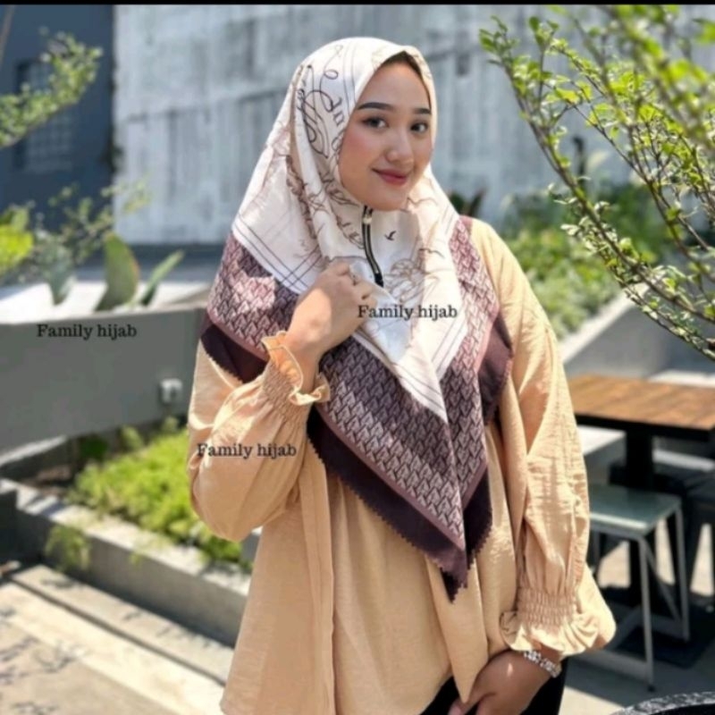 HIJAB INSTAN/HIJAB RESLETING ZIPPER/HIJAB MOTIF/HIJAB CANTIK/HIJAB KEKINIAN