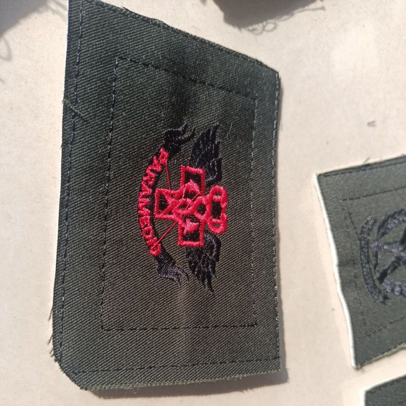 [READY STOK] LANGSUNG KIRIM brevet PARAMEDIS PDL TNI AD BORDIR