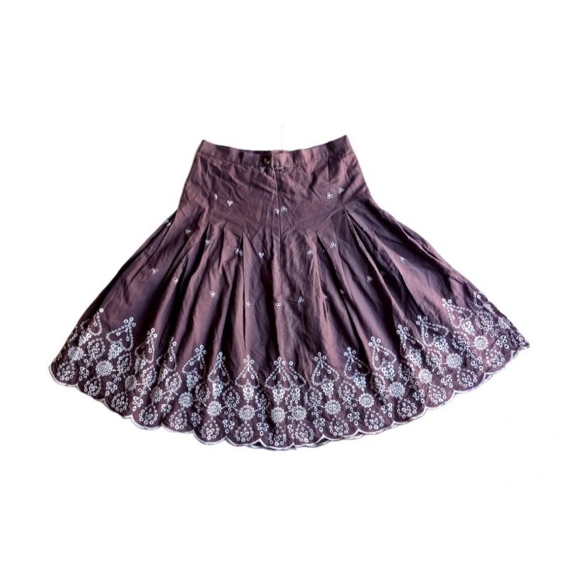 ruffle skirt katbol | flare skirt | mini skirt thrift | vintage skirt Thrift