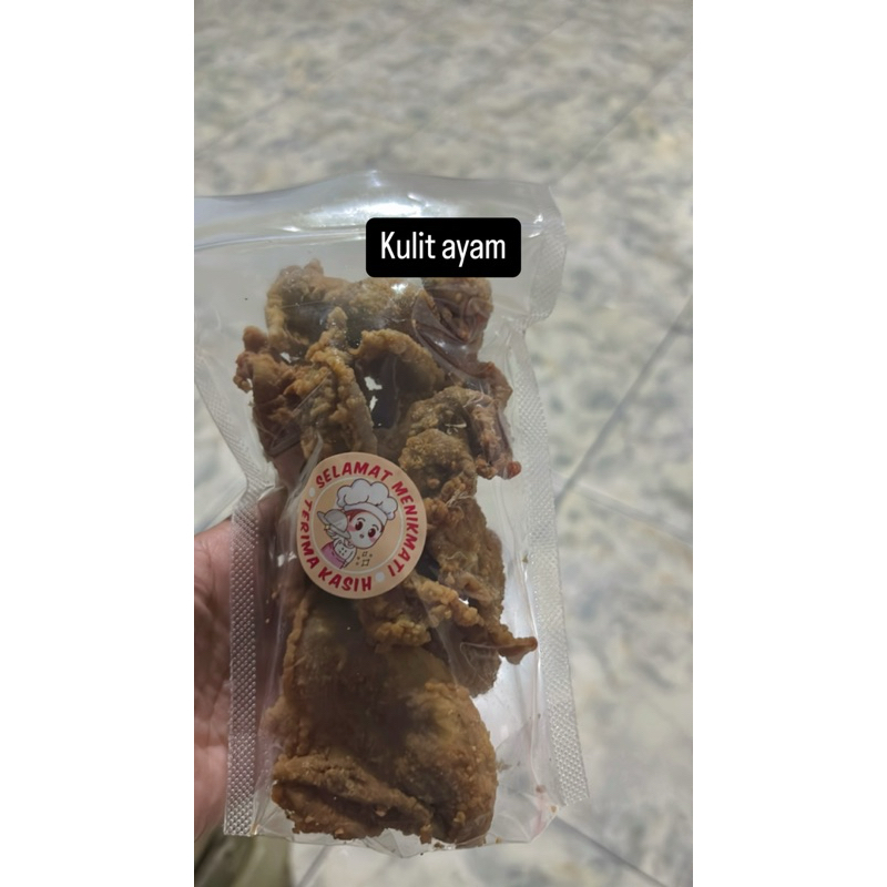 

kulit ayam rasa pedas manis
