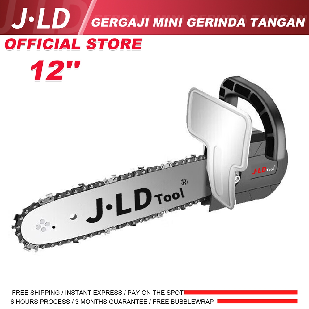 JLD Gergaji mini gerinda tangan 12" Adaptor chainsaw konverter adapter gerinda