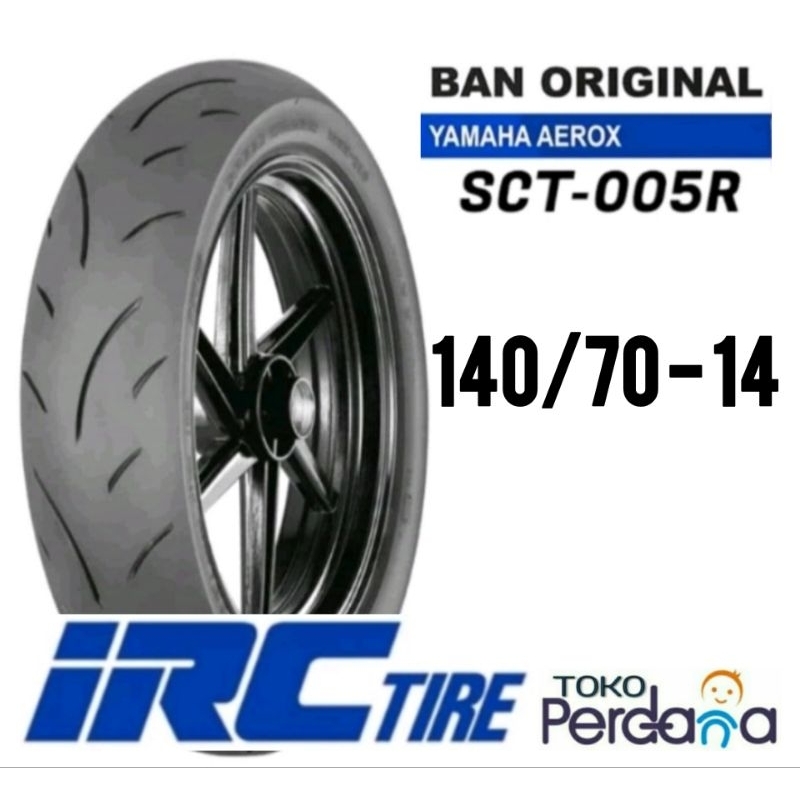 BAN LUAR TUBELESS IRC 140/70 14