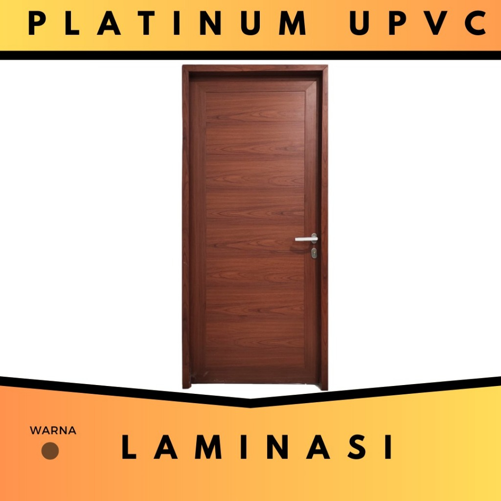 pintu upvc laminasi premium uk 90 x 210