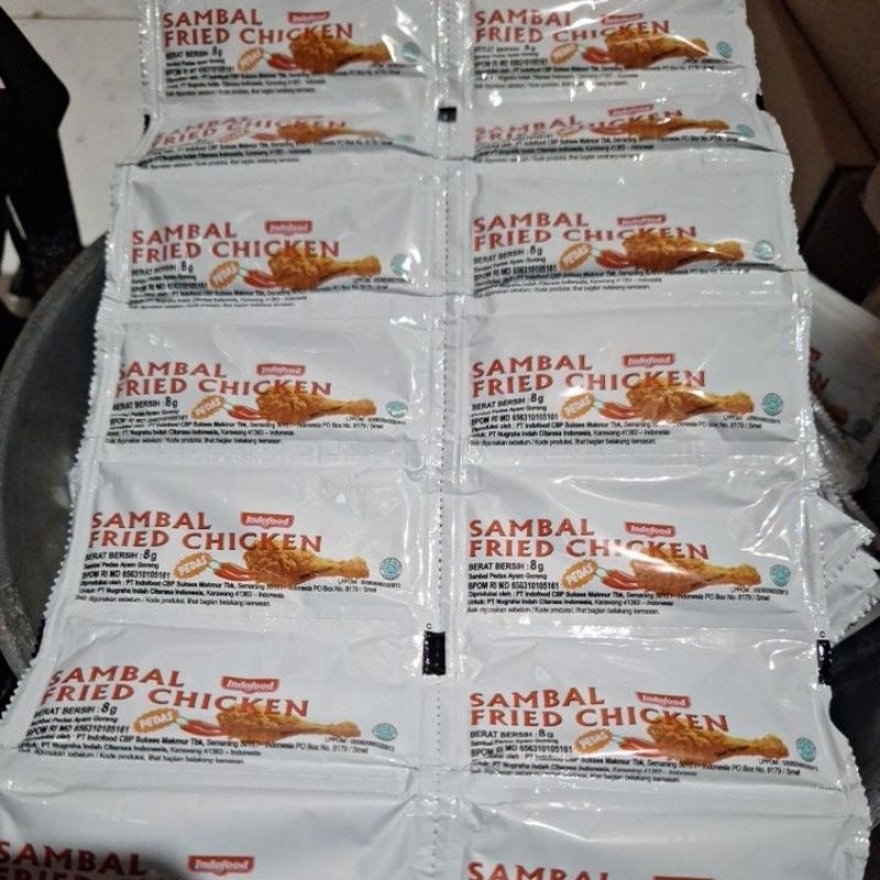 

sambal fried chicken isi 24 pcs pedas