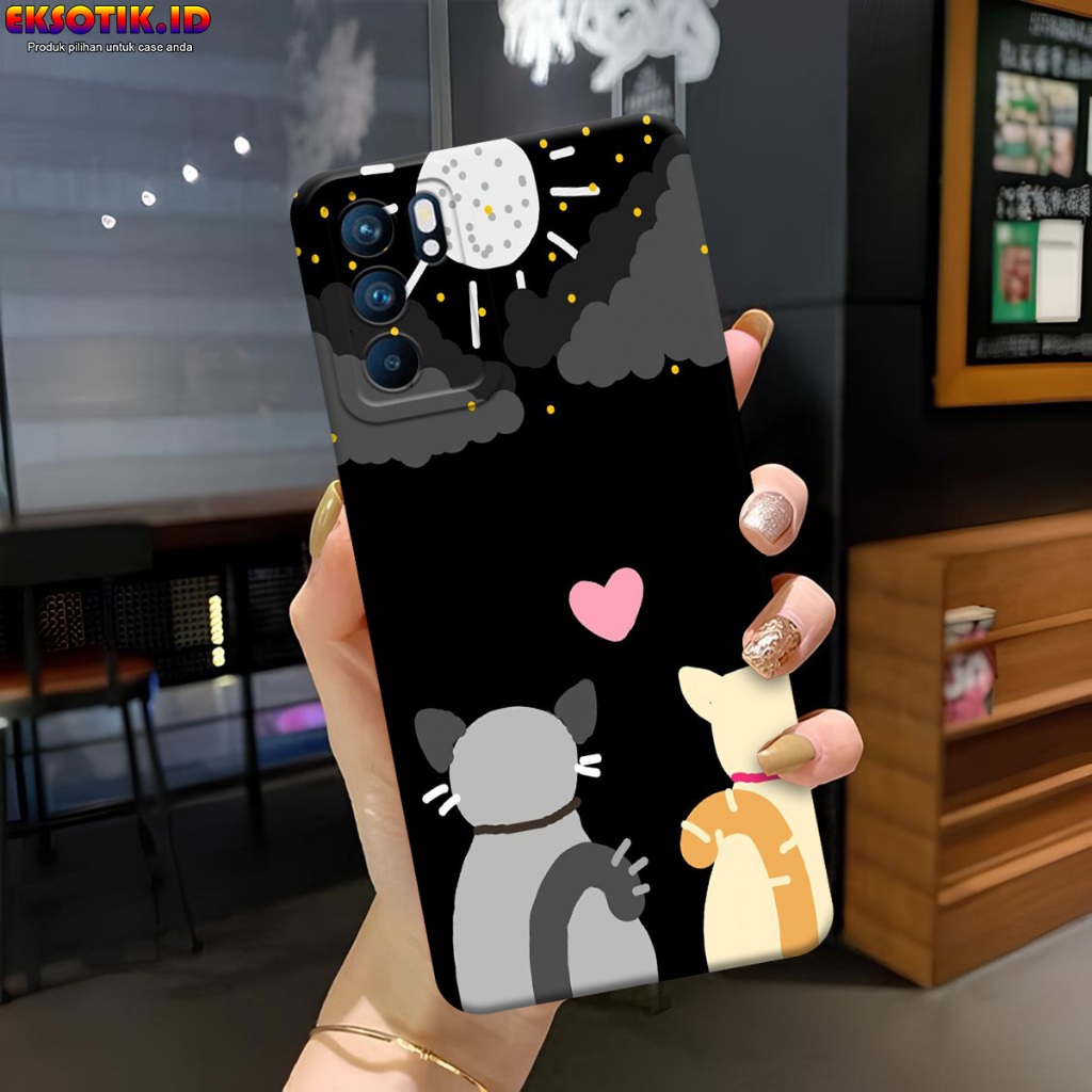 Case Oppo Reno 6 5G - Casing Oppo Reno 6 5G  - Fashion Case - Silikon Oppo Reno 6 5G  - Motif Keren 