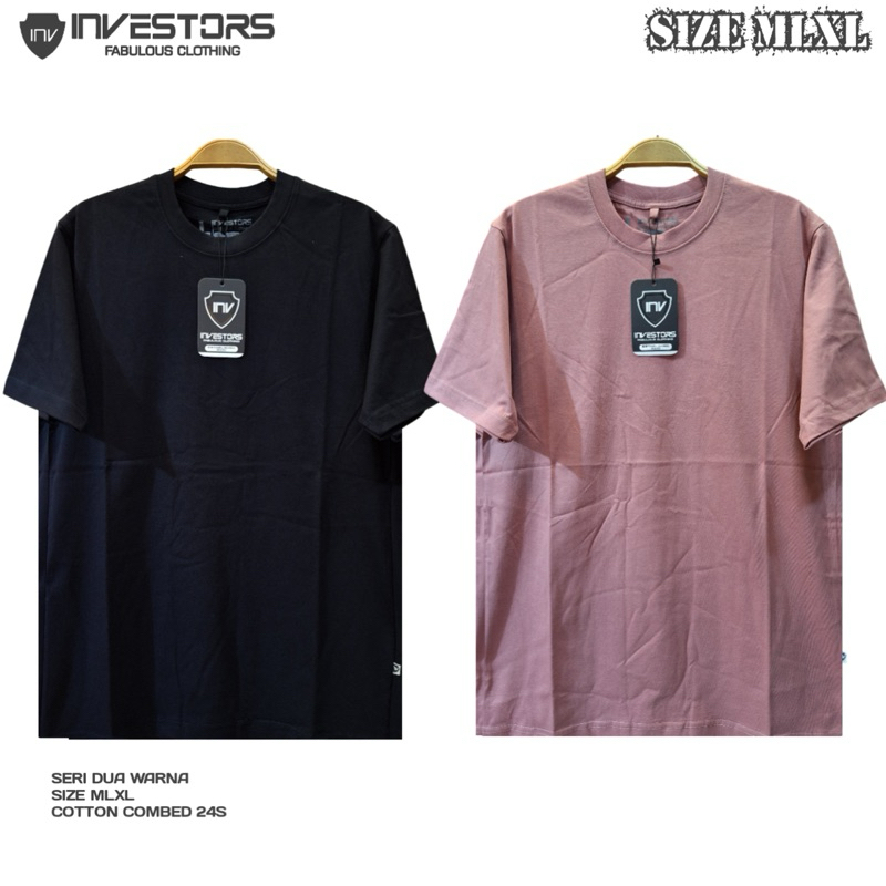 Baju Kaos Investors Polos / Distro / Original