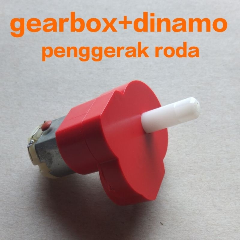 Part RC Gearbox rumah dinamo penggerak roda belakang