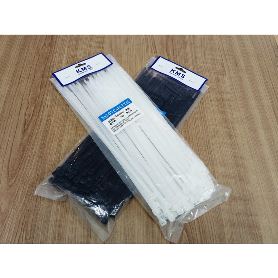 KMS Kabel Ties / Cable Ties/ Kabel Tis 25CM CV250 4,8 x 250
