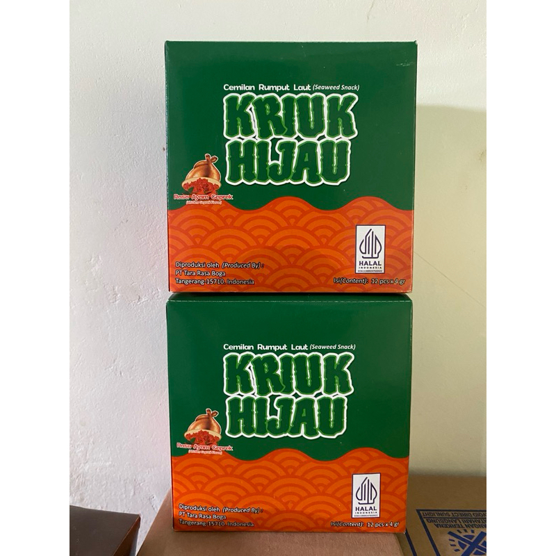 

Kriuk Hijau rumput laut