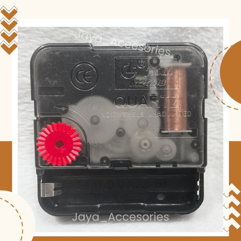 Mesin Jam Dinding QUARTZ Jiali M2008 / HEYU TIME 7188 | Mesin Jam Sweep Merayap