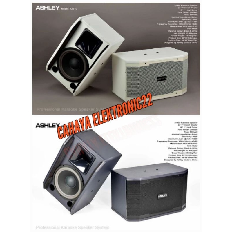 SPEAKER PASIF ASHLEY K2310 10BINCH ASHLEY K 2310 ORIGINAL