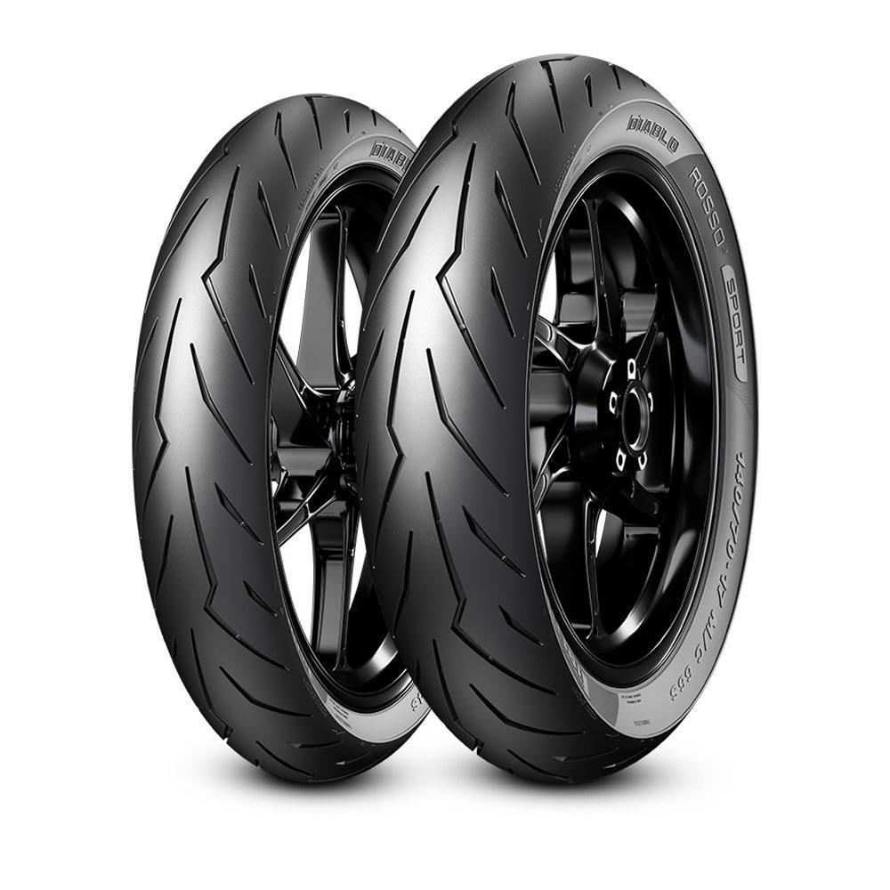 Paket Ban Pirelli Diablo Rosso Sport 80/90 & 100/80 Ring 17