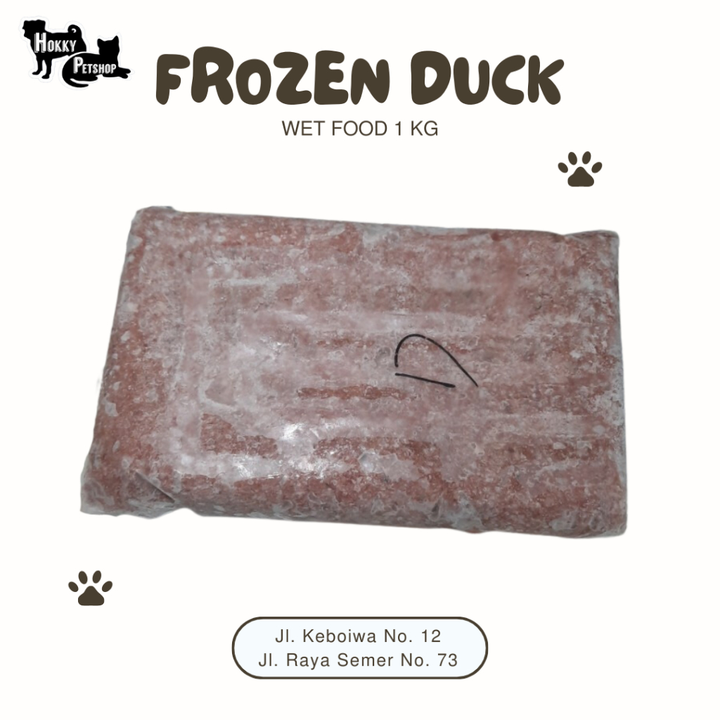

(Raw Food) Daging Bebek Anjing / Daging Bebek Frozen / Daging Bebek