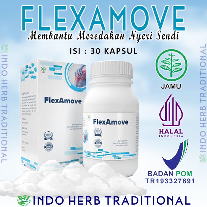 Flexamove Original Obat Sendi Asli Herbal Meredakan Nyeri Sendi