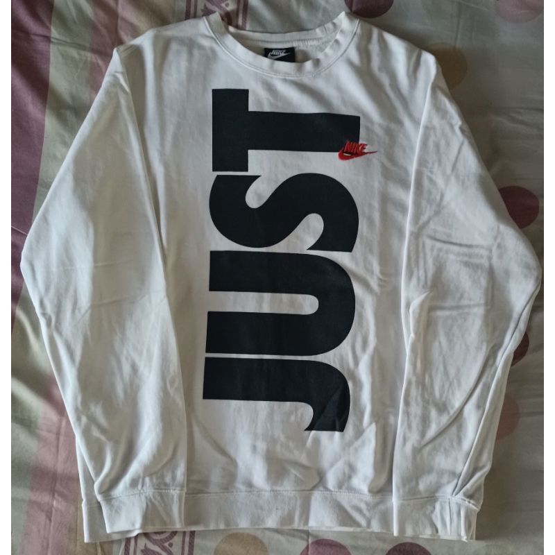 (ERC 90'S) CR3WN3CK NIKE JUST DO IT BIG LOGO/SECOND