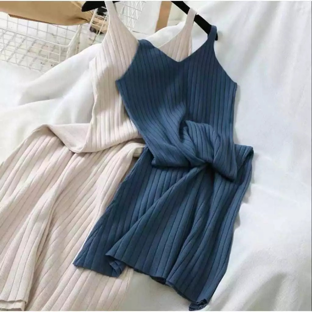 Inner Dress Isabel Long Tunik Bahan Knit Hornet Size Jumbo Wanita Dewasa Dress Kekinian