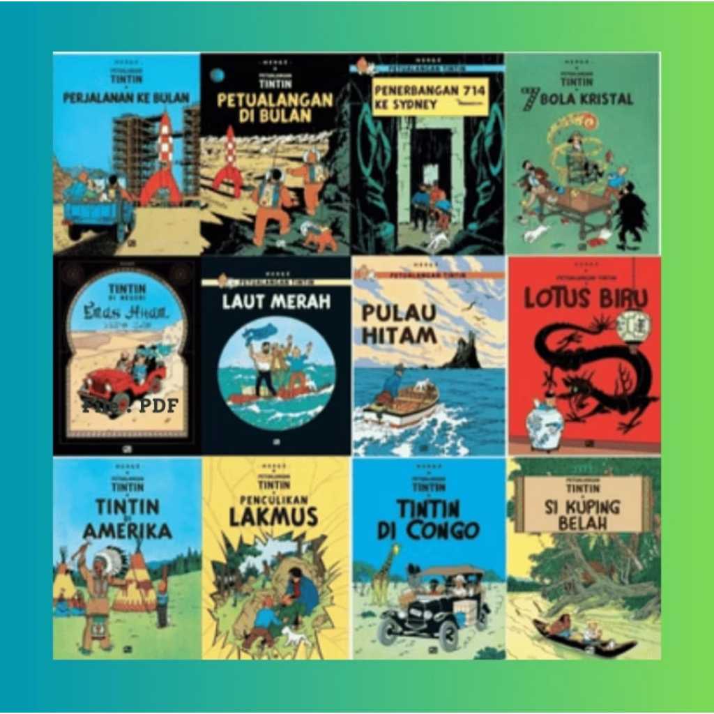 

TINTIN 24 JUDUL LENGKAP Book BEST SELLER (Bahasa Indonesia)
