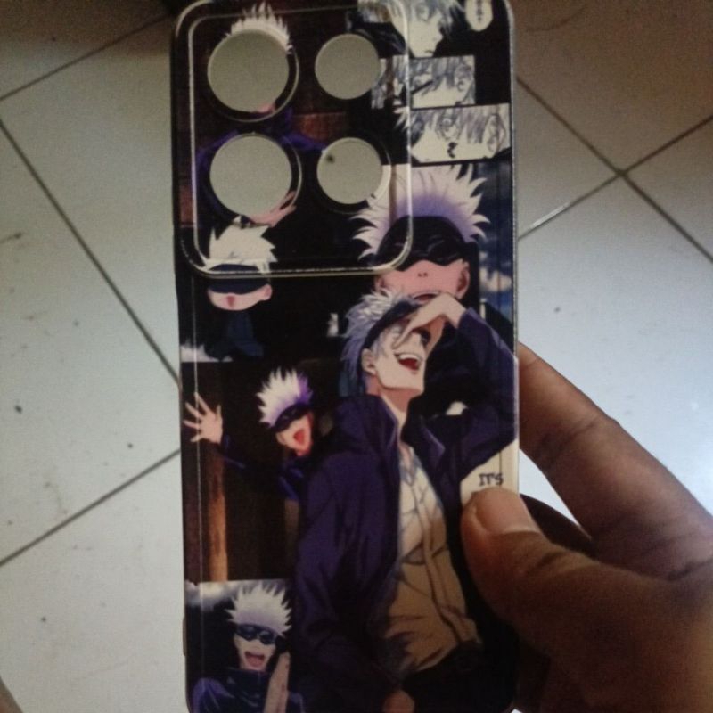 Softcase Pelindung Hp Case Infinix Note 30 (X6833B) Gojo Satoru | Jujutsu Kaisen (Baca Deskripsi)