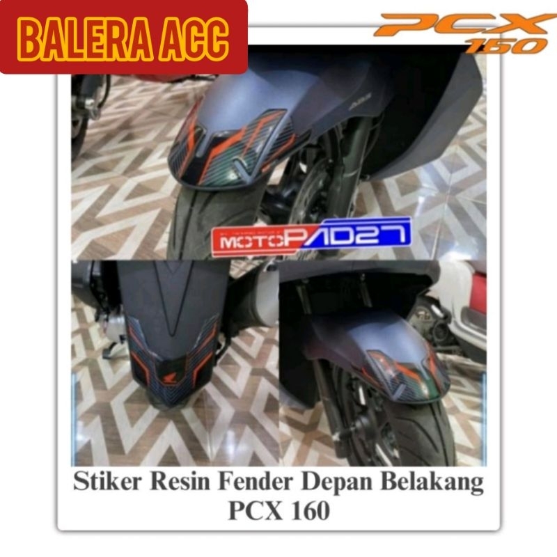 Stiker PCX 160 Stiker Spakbor PCX 160 Stiker Fender Depan Belakang PCX 160