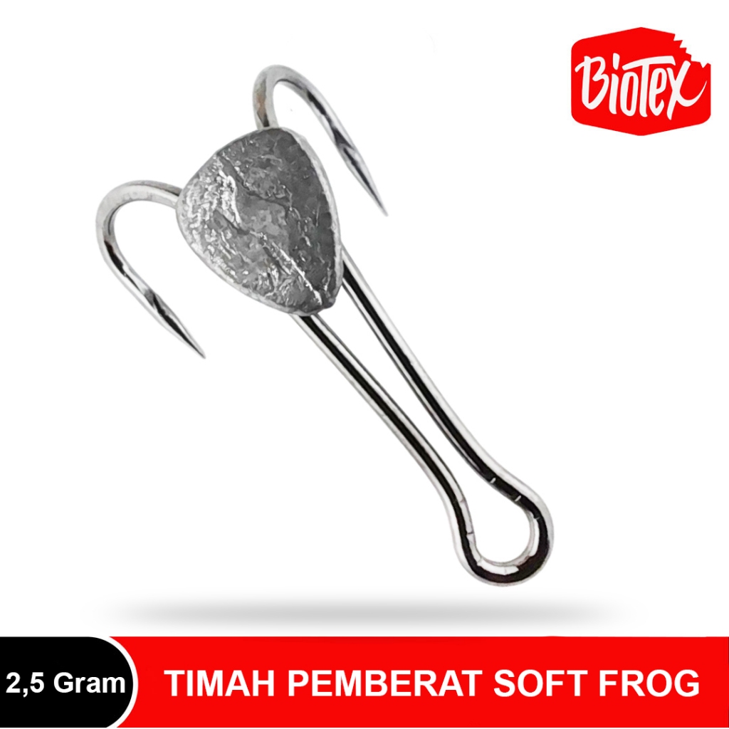 Timah Pemberat Soft Frog Berat 2,5 Gram