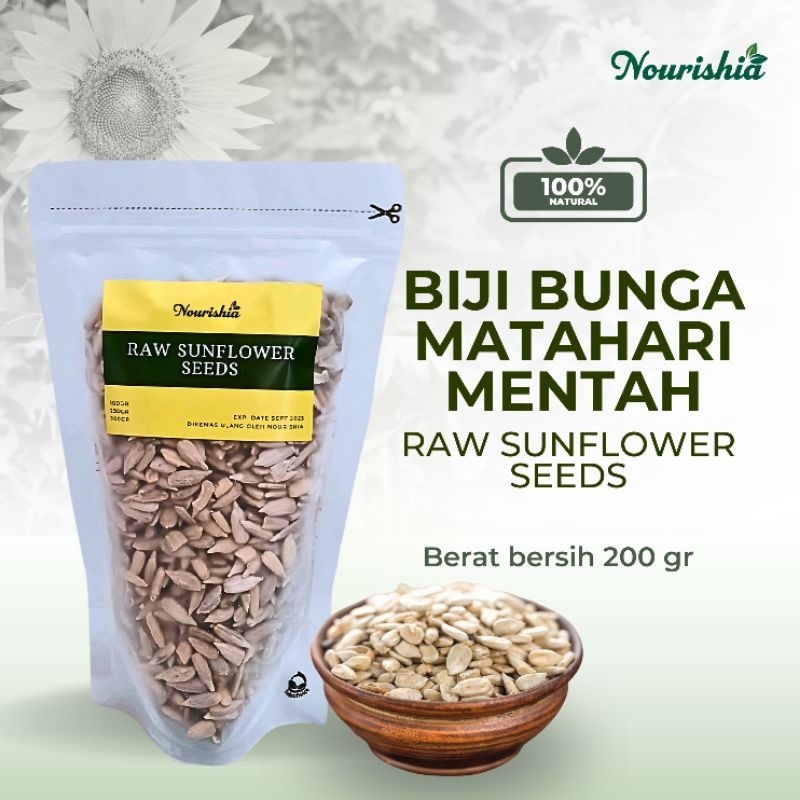 

raw sunflower seeds 200gr / Biji bunga matahari mentah / kuaci kuwaci