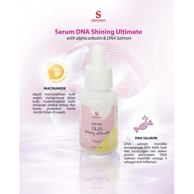 serum DNA SALMON shinning ultimate shineskin murah shineskin9999 Santishineskin youhanidshineskin ms