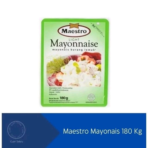 

Maestro Mayonais 180 g (ISI 24)