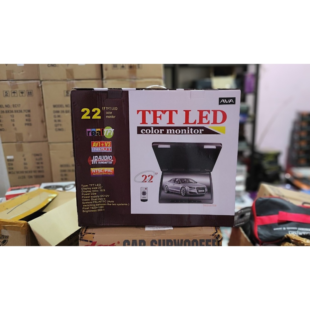 TV PLAFON MOBIL 22 INCH UNTUK BUS