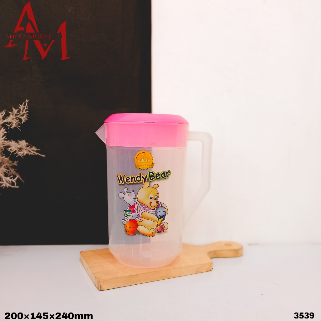 TEKO AIR MINUM 2.1 LITER SHINPO WENDY BEAR / TEKO PLASTIK ( 3539 )