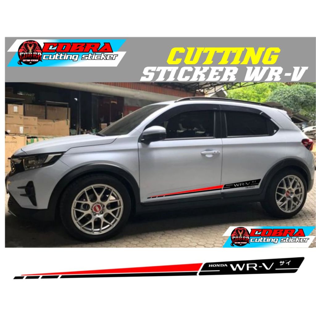 STICKER STIKER HONDA WRV CUTTING STIKER AKSESORIS HONDA WRV 2023 2024