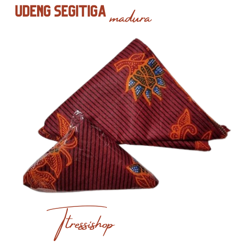 Udeng Madura Segitiga / Udeng Batik Madura Kain Batik Ikat Kepala Slayer Jaranan Batik Jawa