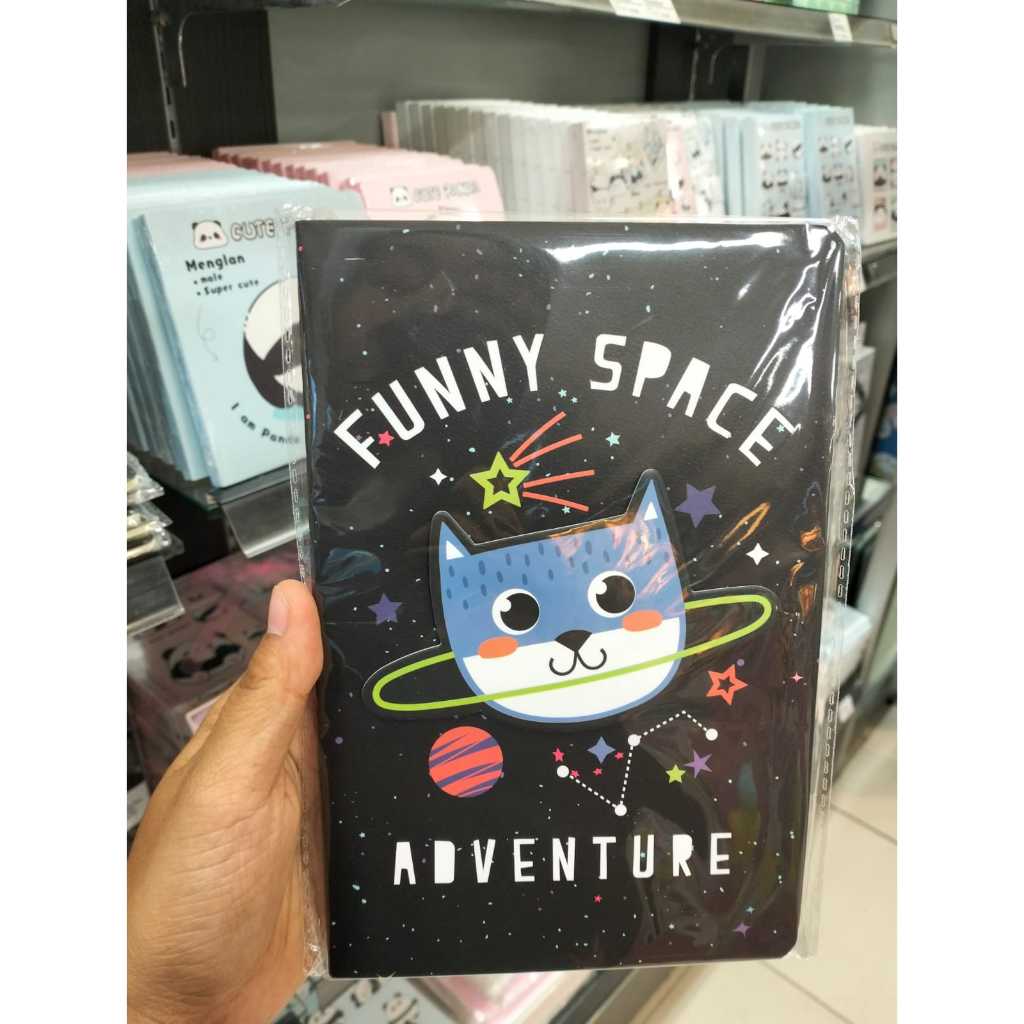 

Gramedia - Kako Nb Sc A5 3D Black Space Cat Kkksc A5-15104