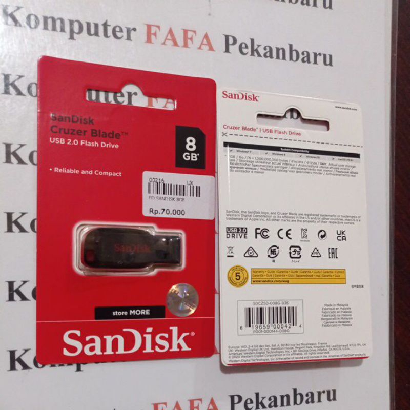 Flashdisk Sandisk 8gb Original