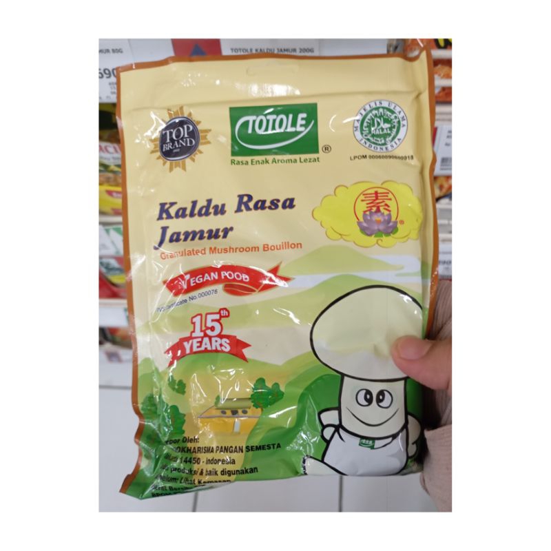 

TOTOLE KALDU JAMUR 200GR READY STOK