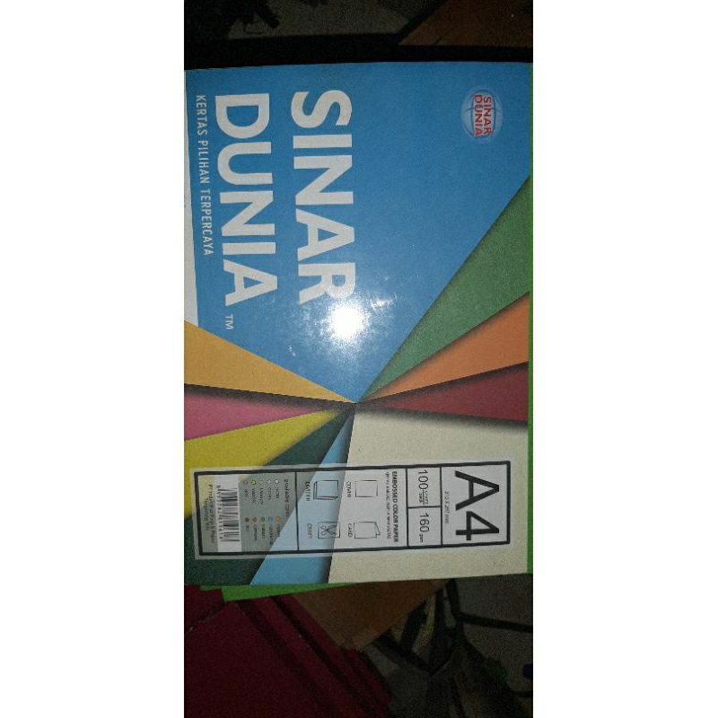 

Kertas sampul / Cover bufallo A4 Sinar Dunia