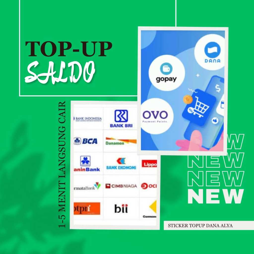 

Terlaris Top up Isi DANA sticker