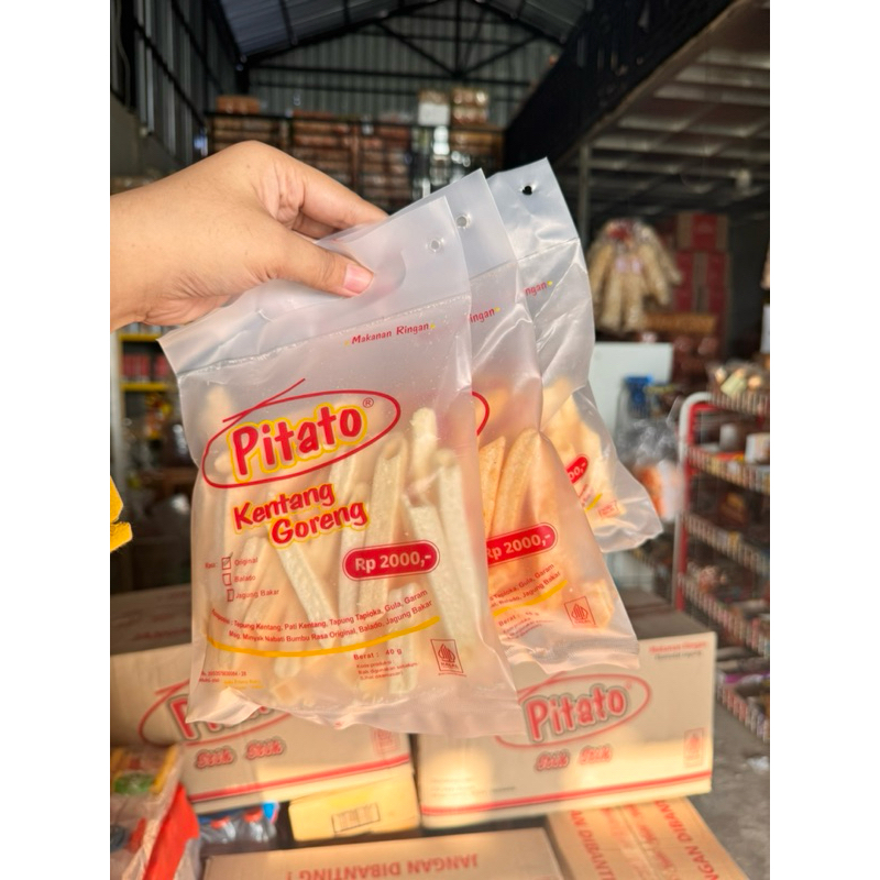 

40pcs Pitato Kentang Goreng 40gr/Pitato 2000