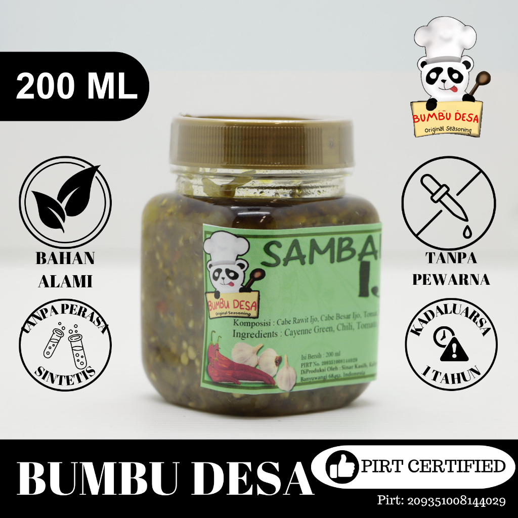 

Sambel Ijo Bumbu desa