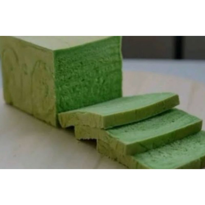 

Roti tawar pandan (10 sheet ) Fressh