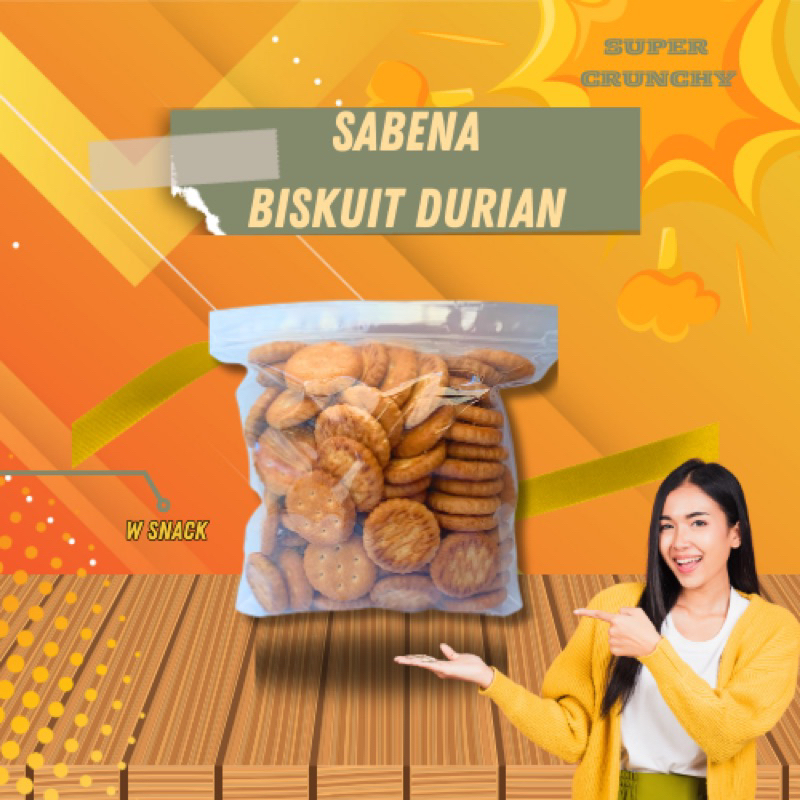 

BISKUIT SABENA DURIAN // SABENA BISKUIT // BISKUIT DURIAN 120gr