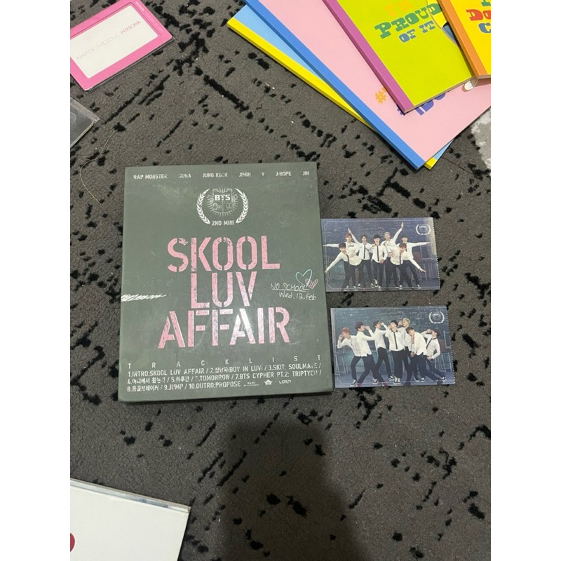BTS RARE ALBUM SKOOL LUV AFFAIR GROUP PHOTOCARD