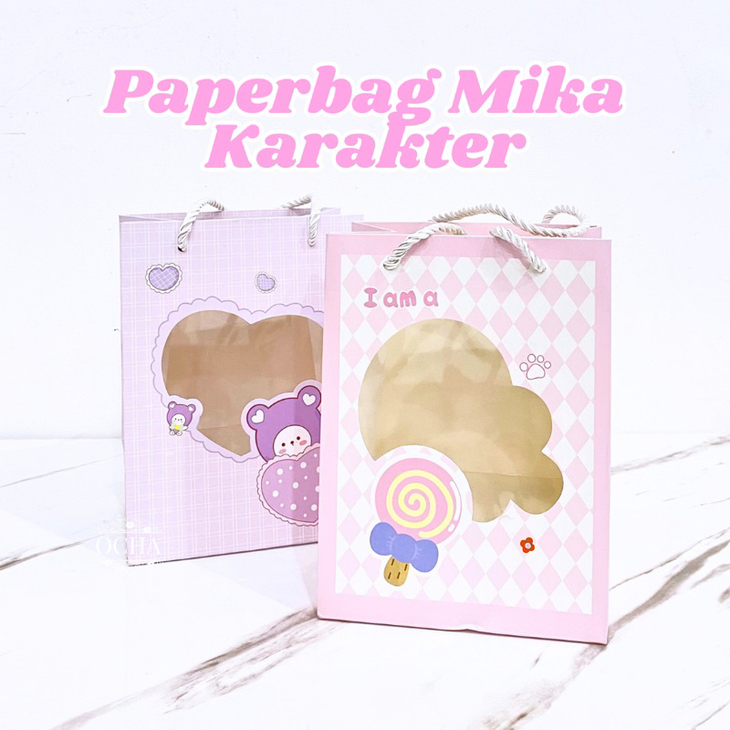 

Paperbag Mika Motif - Paperbag Motif 14x19,5x9,6 (wajib baca deskripsi)