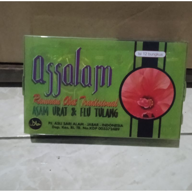 

Assalam kapsul asam urat isi 12