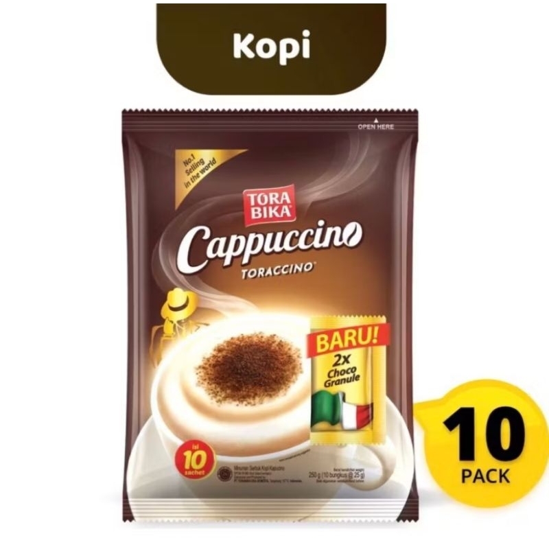 

Torabika Capuccino Kopi Instan 1 Renceng isi 10 Sachet @25gr