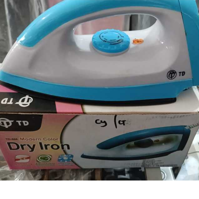 Setrika TD 666 Modern Color Dry Iron Original