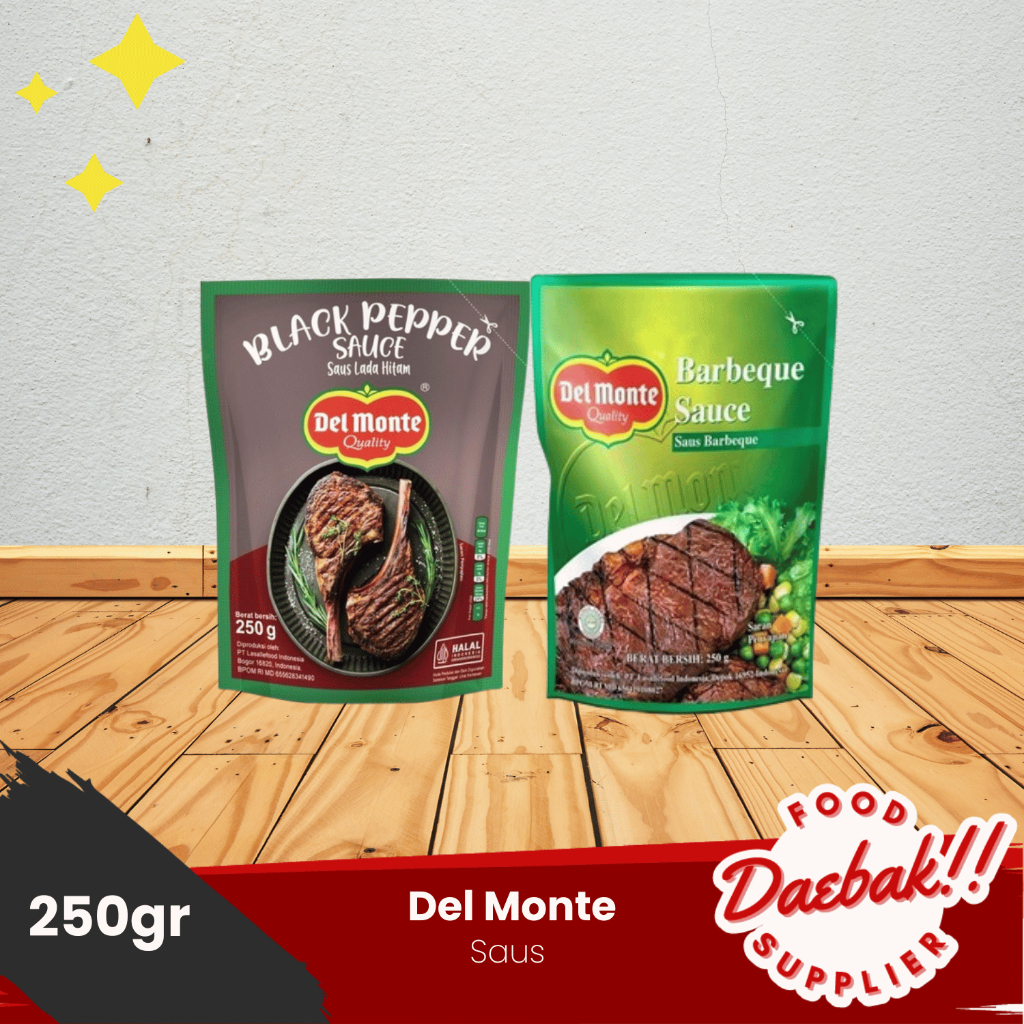 

Del Monte Saus Lada Hitam | Saus BBQ | Black Pepper | BBQ Grill Sauce | Saus Masak 250gr